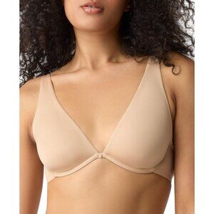 NWT Gap Body Everyday Essentials Full Coverage Unlined Bra Brush Beige Brown 32D